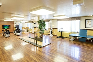 Inside the Midtown Oaks Rehab Gym